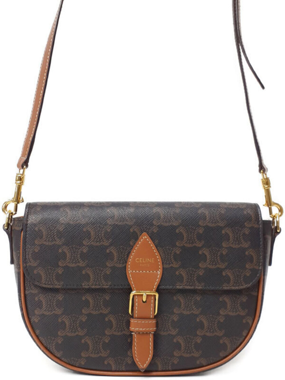 Celine Triomphe Canvas Shoulder Bag